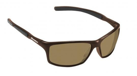 Snowbee CLASSIC WRAP-AROUND FULL FRAME SUNGLASSES BROWN/AMBER LENS