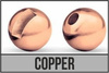 Traper Tungsten Beads Slotted Copper 5,0mm (10szt.)