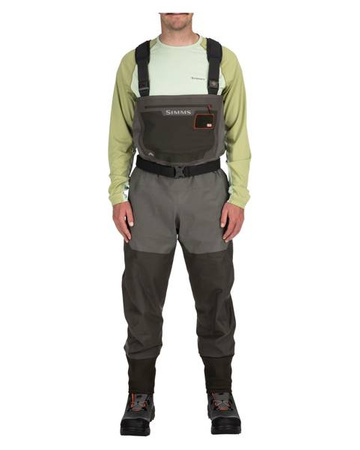 Simms G3 Guide Stockingfoot Gunmetal - wodery wędkarskie z materiału Gore-Tex Pro Shell