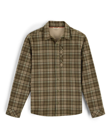 Simms Coldweather Shacket Schooner Plaid Loden
