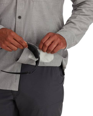 Simms Cutbank Chambray Shirt Cinder Chambray XL