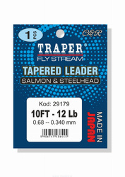 Traper Przypon Koniczny Salmon&Steelhead 10ft / 12lb