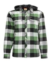 Simms Coldweather Hoody Moss Green Buffalo Plaid XL