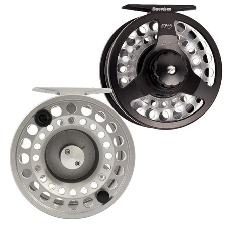 Snowbee ONYX CASSETTE FLY REEL #5/7 Gunmetal Silver