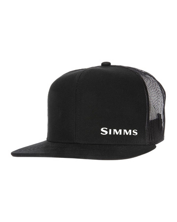 Simms CX Flat Brim Cap Black - czapka wędkarska z daszkiem