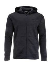 Simms Challenger Hoody Full Zip Black Heather - rozpinana bluza wędkarska z kapturem