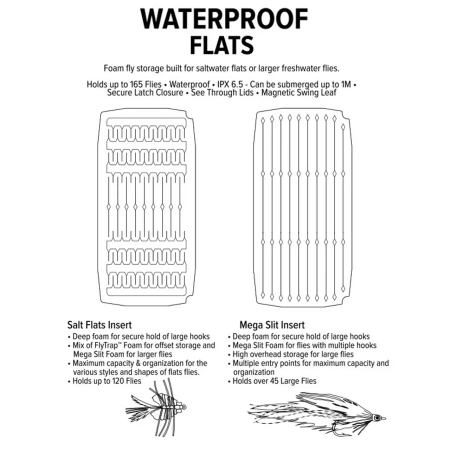 Umpqua UPG Foam Salt Water Proof Box Large Aqua