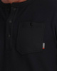 Simms Highline Henley Black - ciepła koszulka z długim rękawem