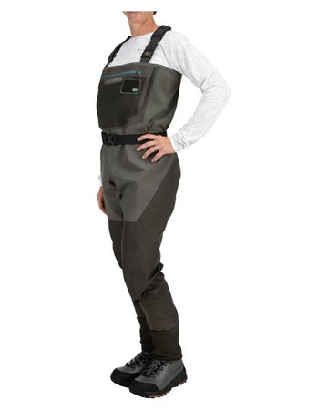 Simms Wms G3 Stockingfoot Gunmetal - damskie wodery wędkarskie z materiału Gore-Tex Pro Shell