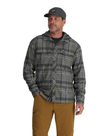 Simms Coldweather Hoody Gunmetal Neo Plaid M