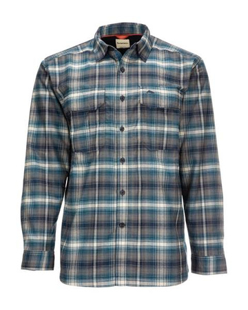 Simms Coldweather Shirt Atlantis Steel Plaid XXL