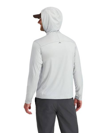 Simms SolarFlex Hoody Sterling - koszulka wędkarska z kapturem i filtrem UV