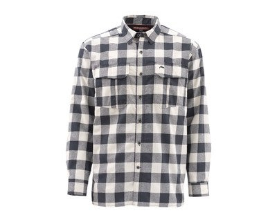 Simms Coldweather Shirt Sand Buffalo Plaid XL