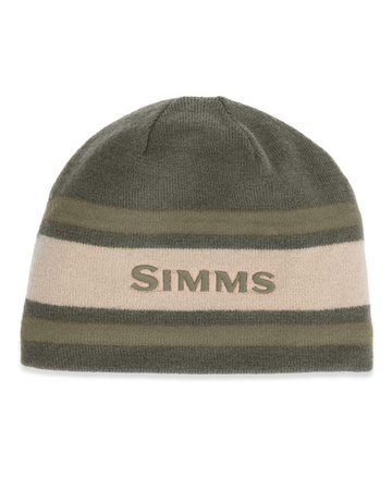 Simms Hayward Wool Beanie Dark Olive - wełniana czapka zimowa