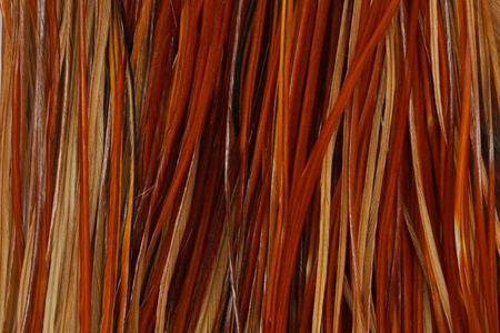 Whiting Gold Saddle Brown - rooster saddle