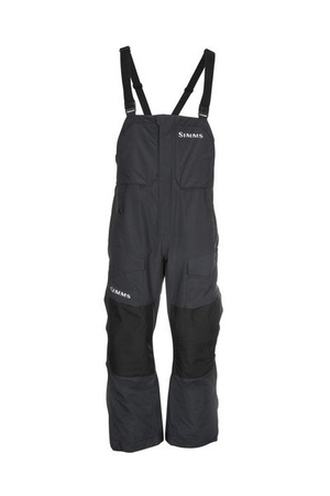 Simms Challenger Insulated Bib Black - ocieplane spodnie wędkarskie z membraną