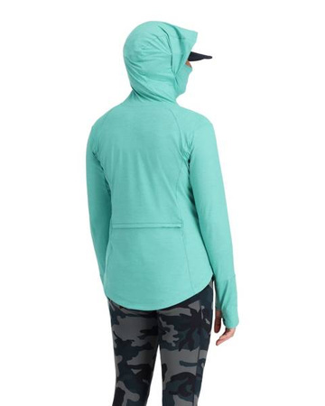 Wms Sflex Cooling Hoody Gulf Blue XXL