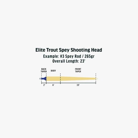 RIO Elite Trout Spey Shooting Head 265 grains