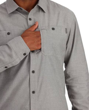 Simms Cutbank Chambray Shirt Cinder Chambray XL