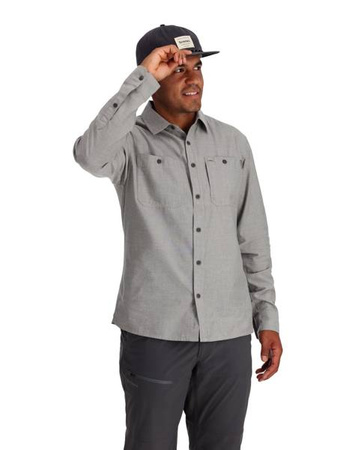 Simms Cutbank Chambray Shirt Cinder Chambray XL