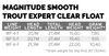 SA Magnitude Smooth Trout Expert Sage Green/10' Clear