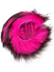 FASNAFLYFISHING Rabbit 2 Tone Barred Strips SHOCKING PINK-BLACK