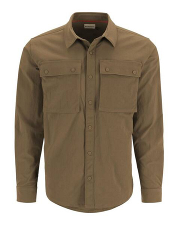 Simms Lodge Work Shirt Driftwood XL