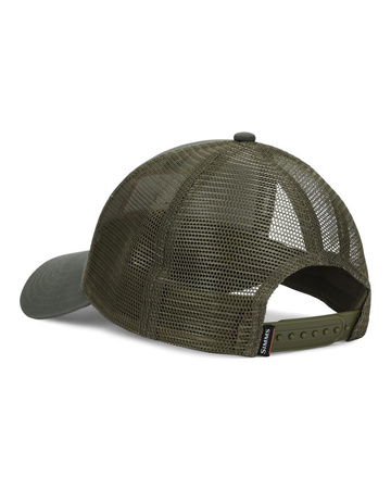 Simms Trout Icon Trucker Smokey Olive - czapka wędkarska