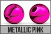 Traper główki wolframowe Slotted Metallic Pink (10szt.)