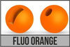 Traper Tungsten Beads Slotted Fluo Orange 5,0mm (10szt.)