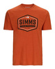 Simms Fly Patch T-Shirt Adobe Heather - koszulka wędkarska