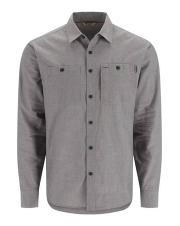 Simms Cutbank Chambray Shirt Cinder Chambray XL