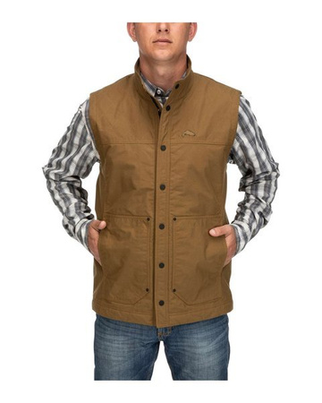 Simms Dockwear Vest Dark Bronze - ciepła kamizelka