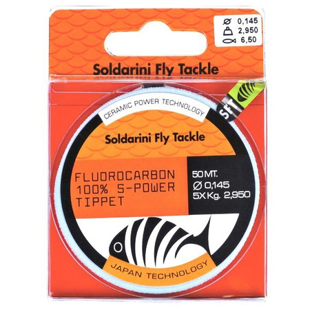 Soldarini Fluorocarbon S-Power Tippet 50m 0,164mm