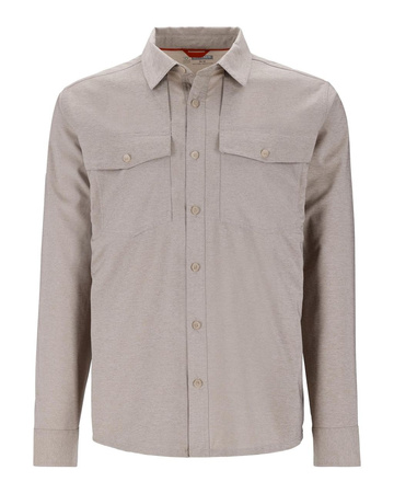 Simms No-See-Um Bugstopper Shirt Dolomite Heather - koszula wędkarska z ochroną przed insektami