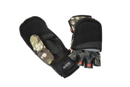 Simms Gore Infinium F/O Mitt Riparian Camo - rękawiczki wędkarskie z membraną GORE-TEX