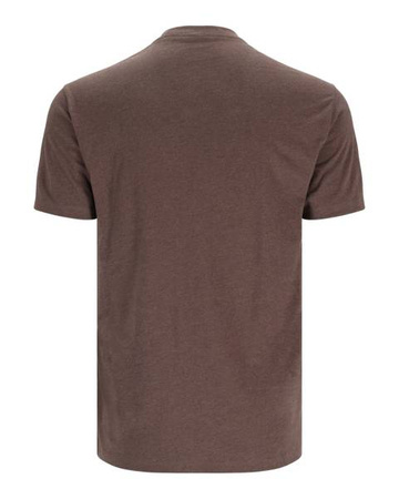 Simms Trout Outline T-Shirt Brown Heather - koszulka wędkarska