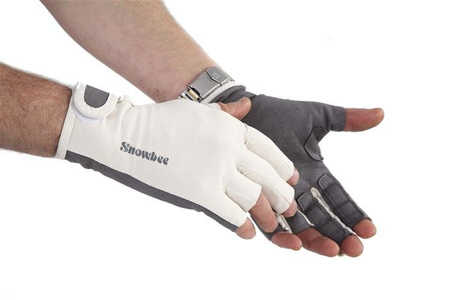 Snowbee SUN GLOVES WITH STRIPPING FINGERS 