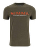 Simms Logo T-Shirt Loden Heather L