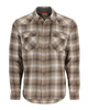 Simms Santee Flannel Shirt Bayleaf/Sunglow Pane Ombre 