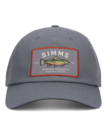 Simms Single Haul Cap Gunmetal Trout - czapka z daszkiem
