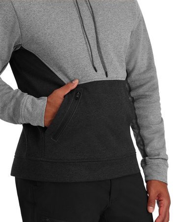 Simms CX Hoody Steel Heather/Black Heather 
