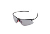 Snowbee SUPERLIGHT SPORTS SUNGLASSES - MATT BLACK & GREY FRAME, SMOKE MIRROR LENS