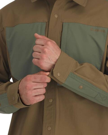 Simms Confluence Shirt Driftwood/Loden - mocna koszula wędkarska