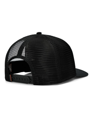 Simms High Crown Flatbill Black - czapka wędkarska z daszkiem