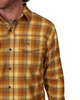 Simms Gallatin Flannel Shirt Kennebec Plaid: Sandbar - koszula flanelowa z ochroną UV