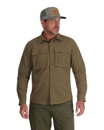 Simms Lodge Work Shirt Driftwood 3XL