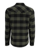 Simms Gallatin Flannel Shirt Loden Buffalo Check L