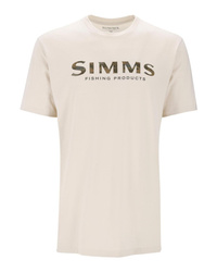 Simms Shroud Fill Logo T-Shirt Natural