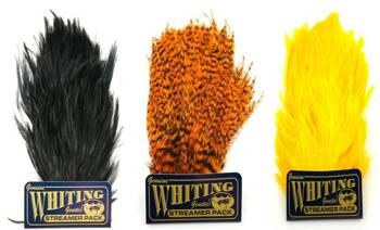 Whiting American Streamer Pack  White dyed Fl. Yellow Chartreuse 41873244